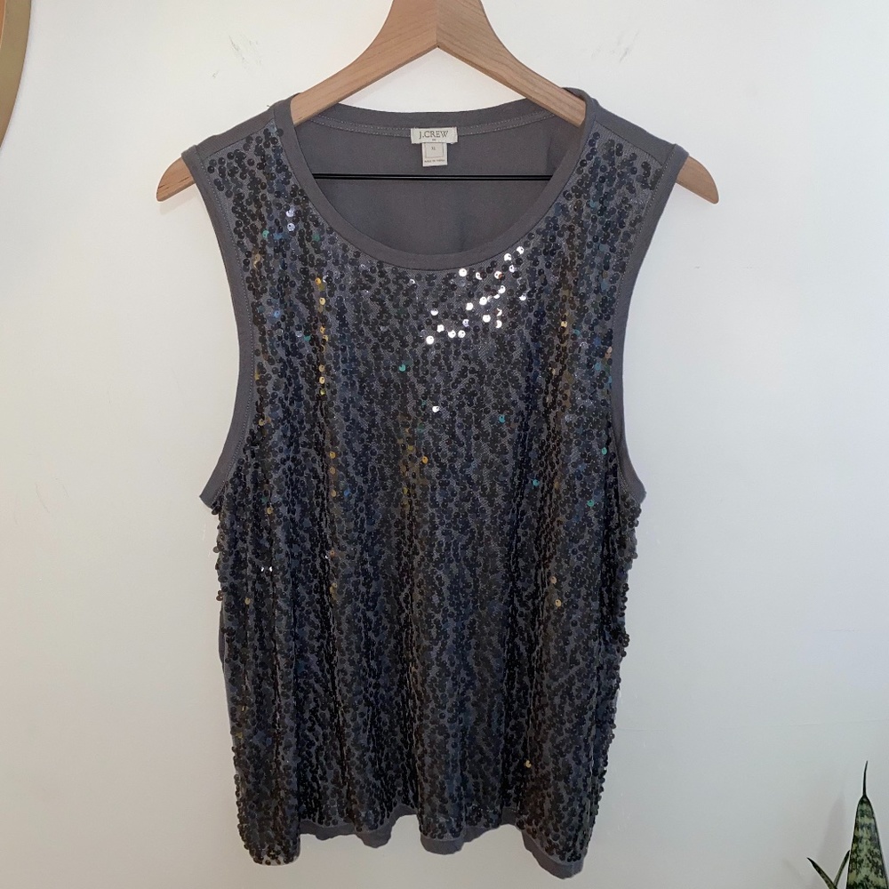 J. Crew Sequin Tank